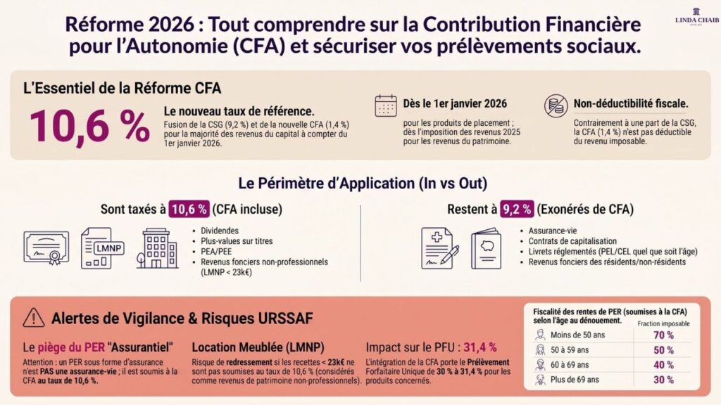 Réforme 2026 : tout comprendre sur la contribution financière pour l'autonomie (CFA) et sécuriser vos prélèvements sociaux